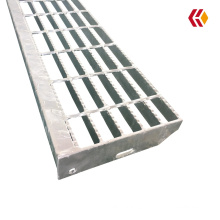 Anti-slip galvanized stair treads/steel grating for industrial platform